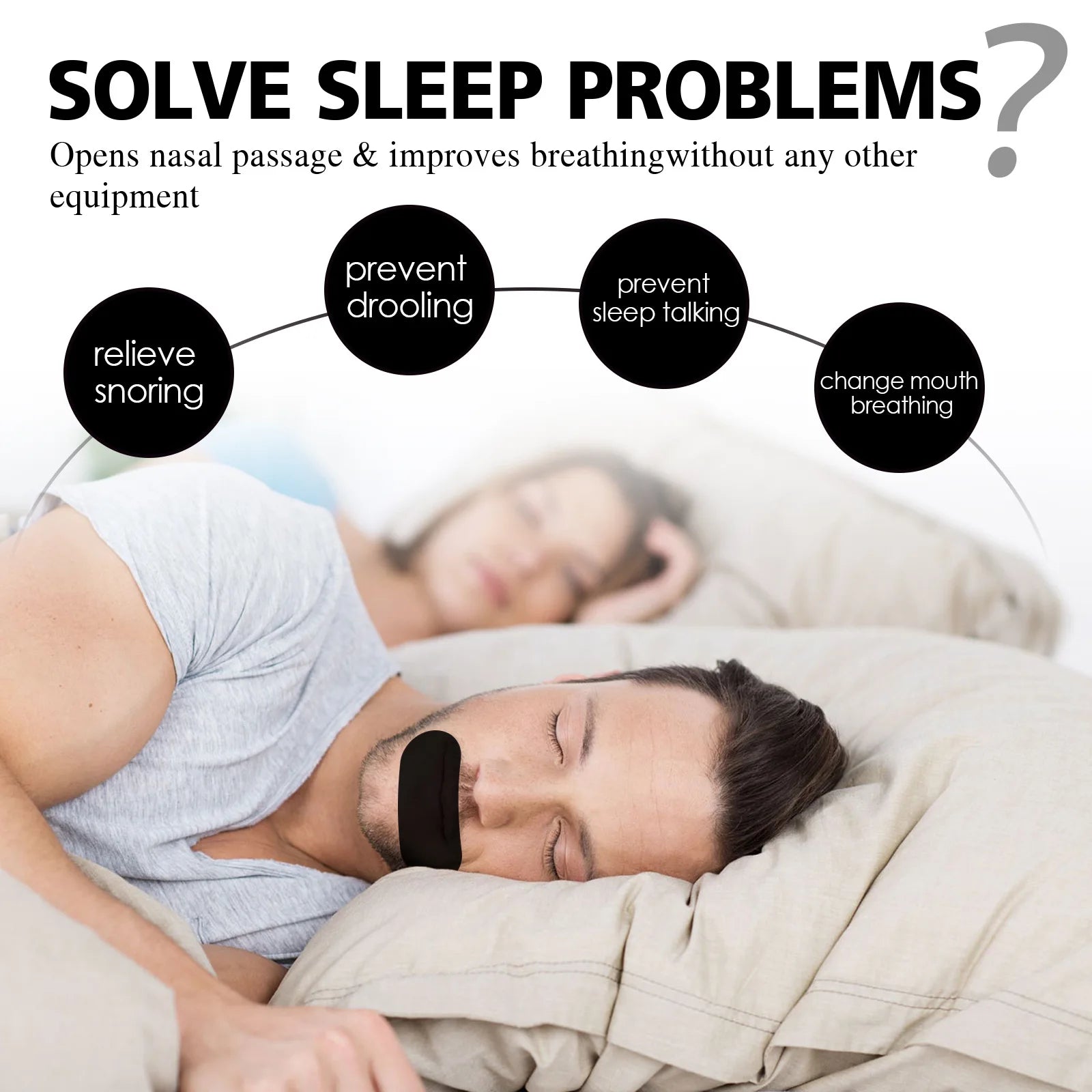 30/60/90/150Pcs Mouth Tape Breathing for Sleep Mouth Tape Strips Improve Sleep Mouth Better Breath Mouth Tape Anti-Snoring Patch