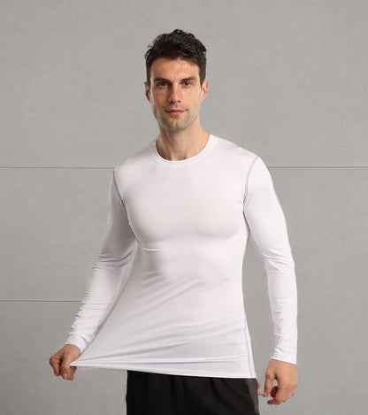 5 or 3 Pack Compression Shirts for Men Long Sleeve Cool Dry Athletic Workout Baselayer Baseball Undershirt Tops